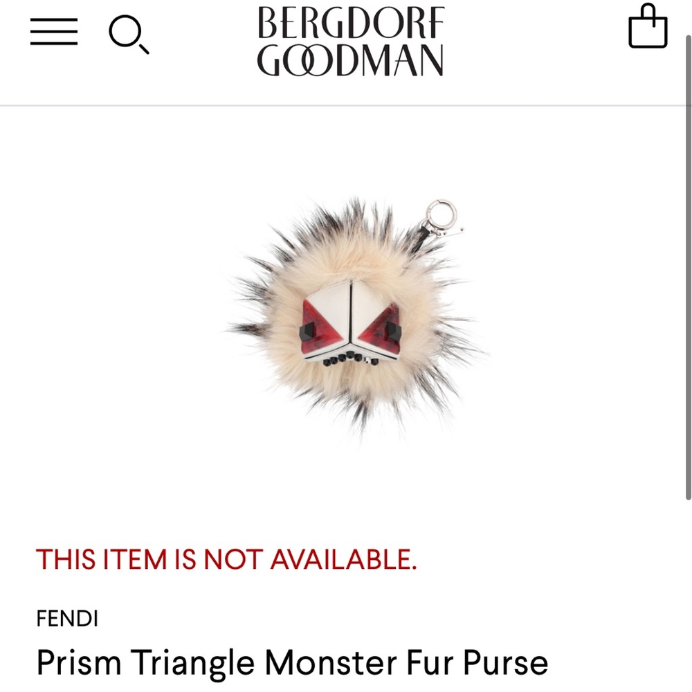 FENDI MONSTER BAG CHARM - Picture 2 of 2
